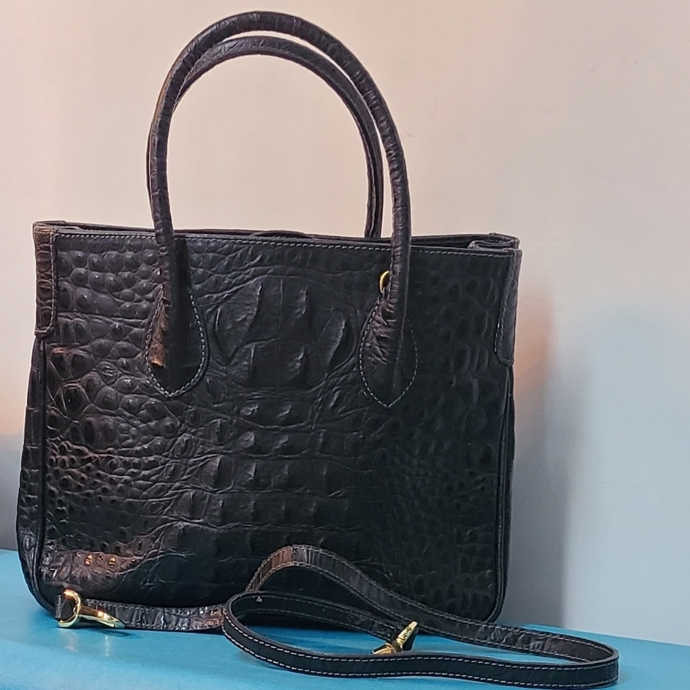 Courage.b Andre Crocodile Embossed bag